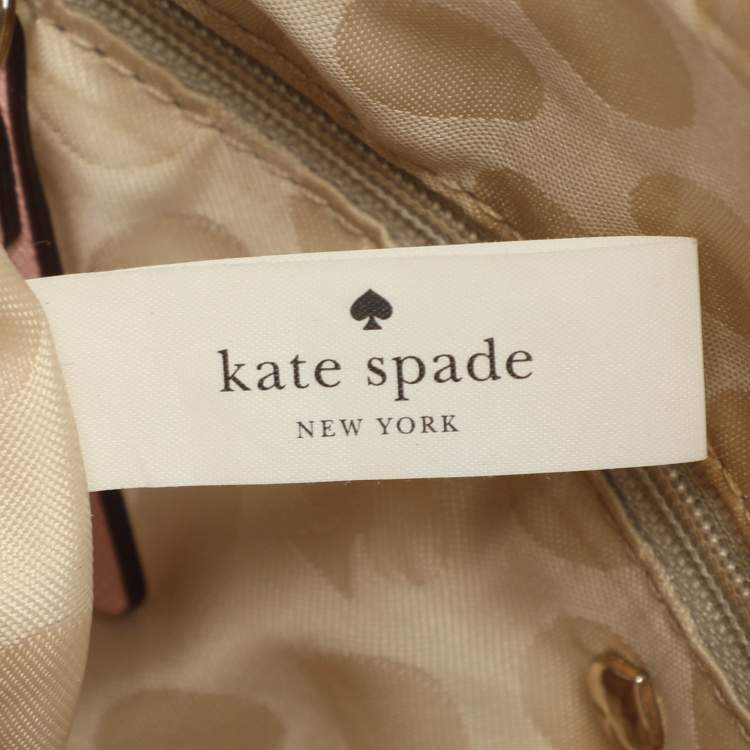 Pre Owned Kate Spade Cedar Street Harmony Pink Leather Tote