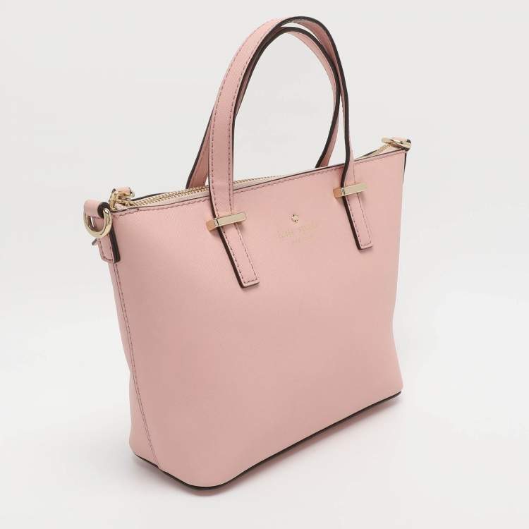 Pre Owned Kate Spade Cedar Street Harmony Pink Leather Tote
