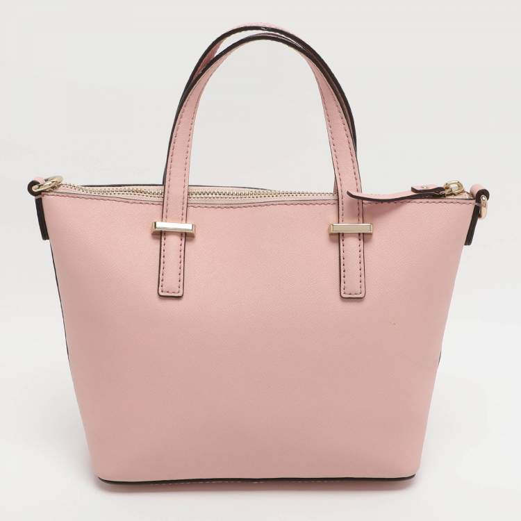 Pre Owned Kate Spade Cedar Street Harmony Pink Leather Tote