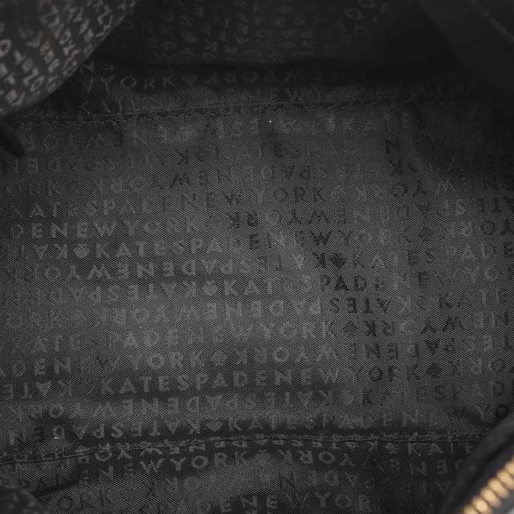 Pre Owned Kate Spade Reiley Black Leather Satchel