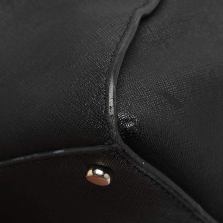 Pre Owned Kate Spade Reiley Black Leather Satchel