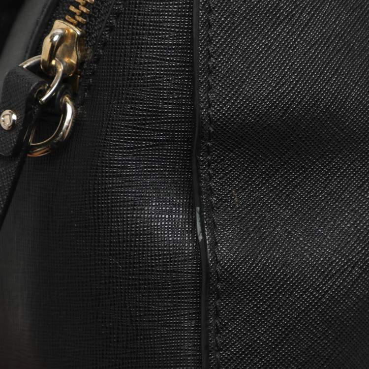 Pre Owned Kate Spade Reiley Black Leather Satchel