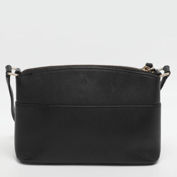 Pre Owned Kate Spade Grove Street Millie Black Leather Shoulder Bag