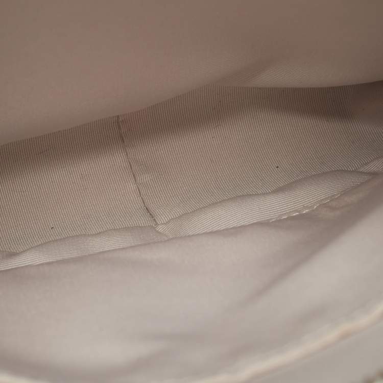 Pre Owned Kate Spade Roulette Medium Light Green Leather Messenger Bag 