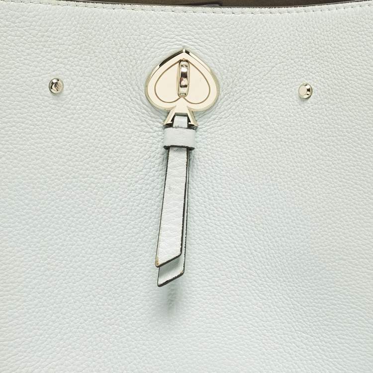مملوكة مسبقًا Kate Spade Marti Light Blue Leather Bucket Bag