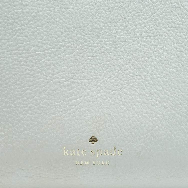 مملوكة مسبقًا Kate Spade Marti Light Blue Leather Bucket Bag