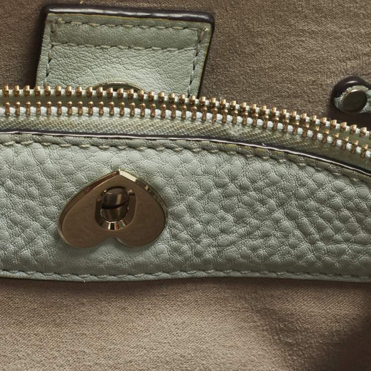 مملوكة مسبقًا Kate Spade Marti Light Blue Leather Bucket Bag