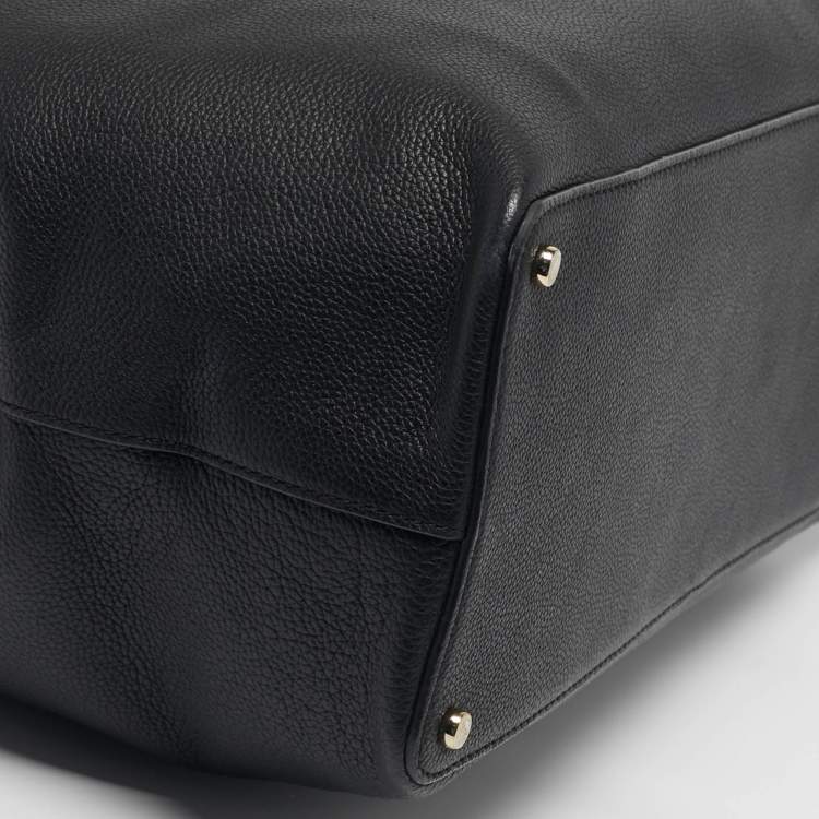 Pre Owned Kate Spade Evangelie Large Black Leather Tote