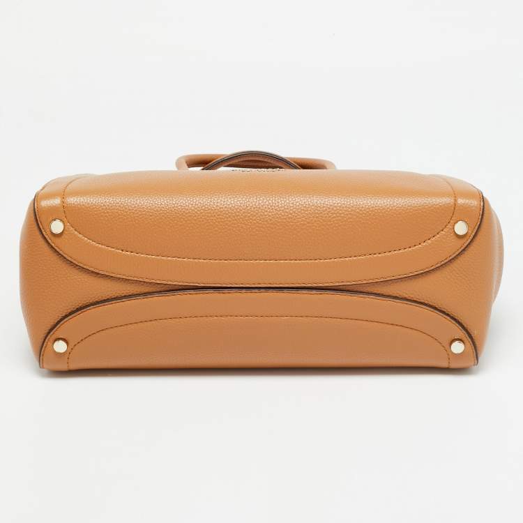 Pre Owned Kate Spade Knott Large Brown Leather Satchel