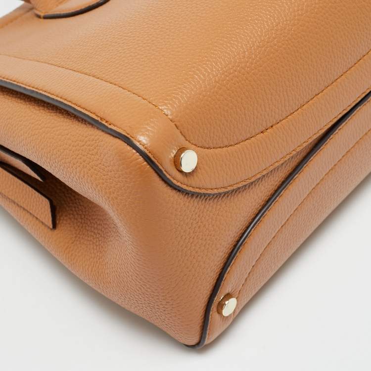 Pre Owned Kate Spade Knott Large Brown Leather Satchel