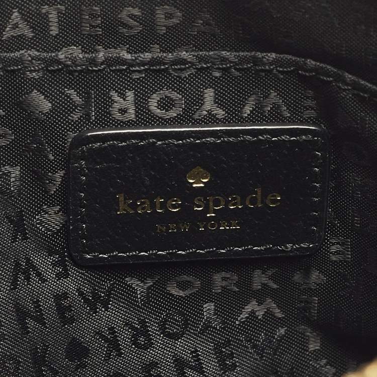 Pre Owned Kate Spade Grove Street Millie Black Leather Crossbody Bag