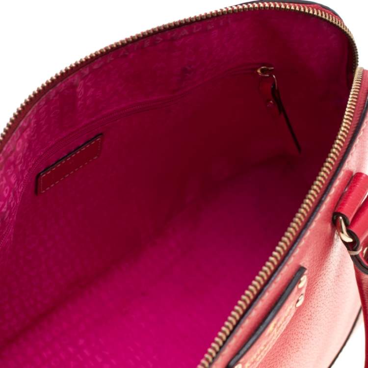 مملوكة مسبقًا Kate Spade Red Leather Wellesley Rachelle Satchel