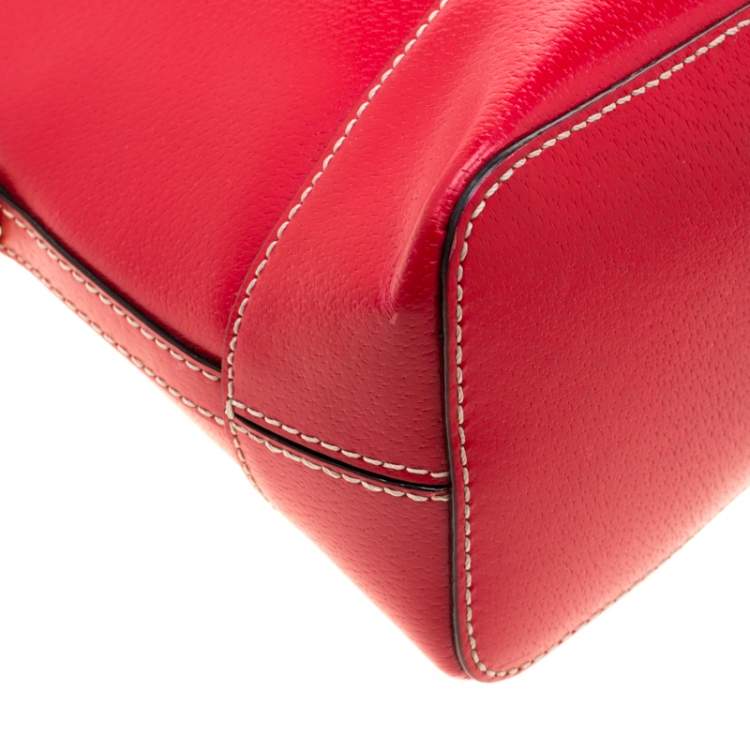 مملوكة مسبقًا Kate Spade Red Leather Wellesley Rachelle Satchel