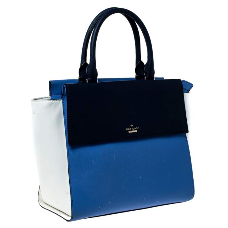 Pre Owned Kate Spade Multicolor Leather Flap Satchel