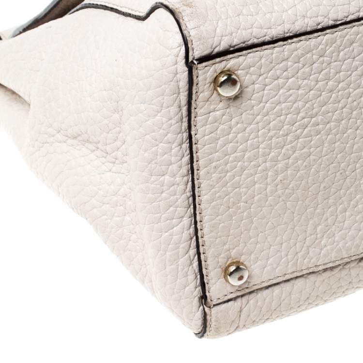 Pre Owned Kate Spade Cream Leather Tallulah Everett Way Top Handle Bag