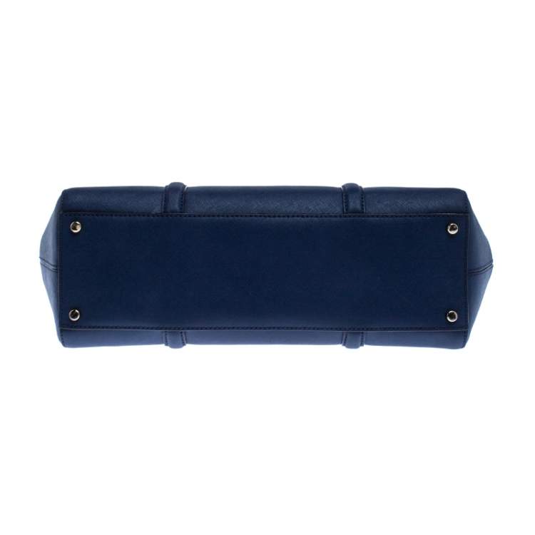مملوكة مسبقًا Kate Spade Navy Blue Leather Mulberry Street Leighann Tote