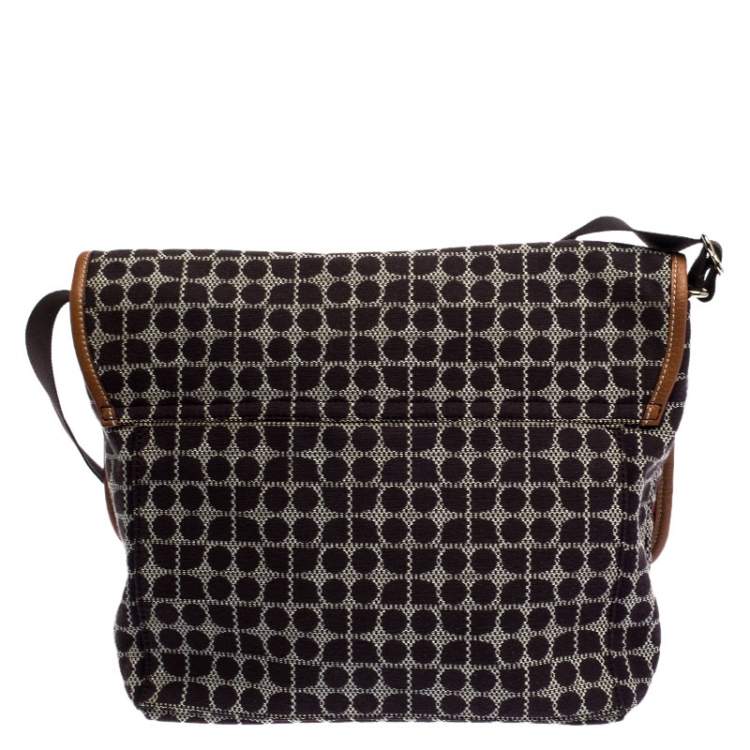Pre Owned Kate Spade Black Signature Noel Messenger Bag
