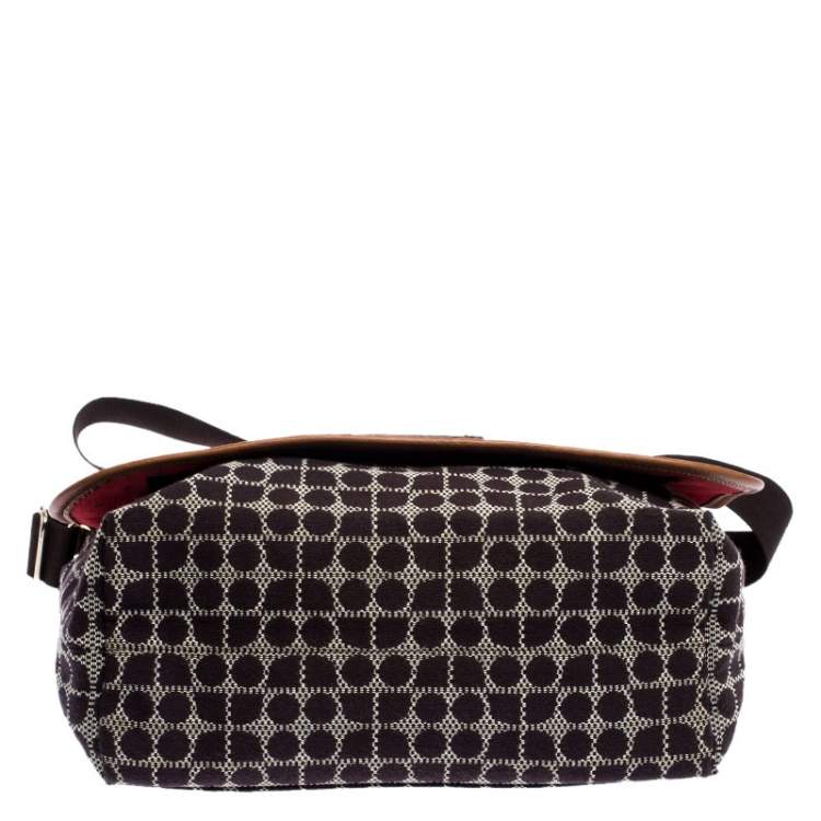 Pre Owned Kate Spade Black Signature Noel Messenger Bag