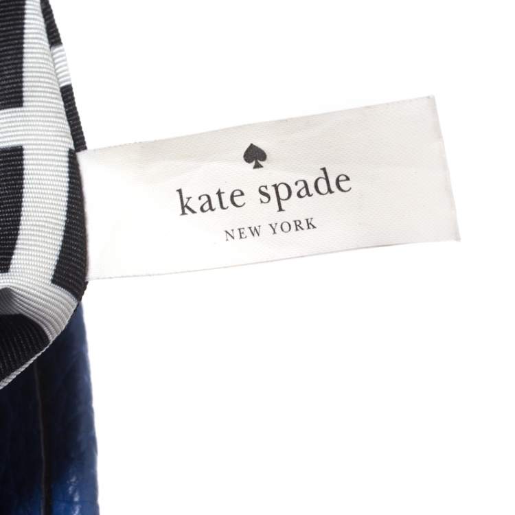 مملوكة مسبقًا Kate Spade Blue Leather Mini Brandy Crossbody Bag