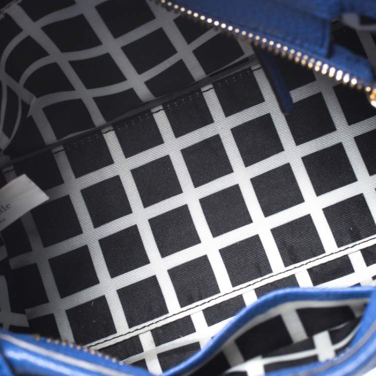 مملوكة مسبقًا Kate Spade Blue Leather Mini Brandy Crossbody Bag