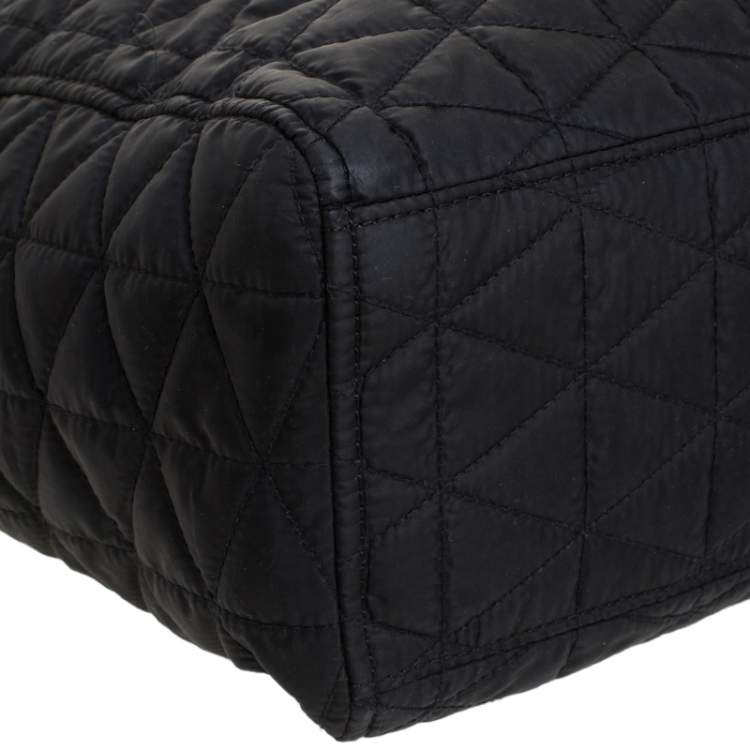 Pre Owned Kate Spade Black Quilted Nylon New Lightweight Tote 