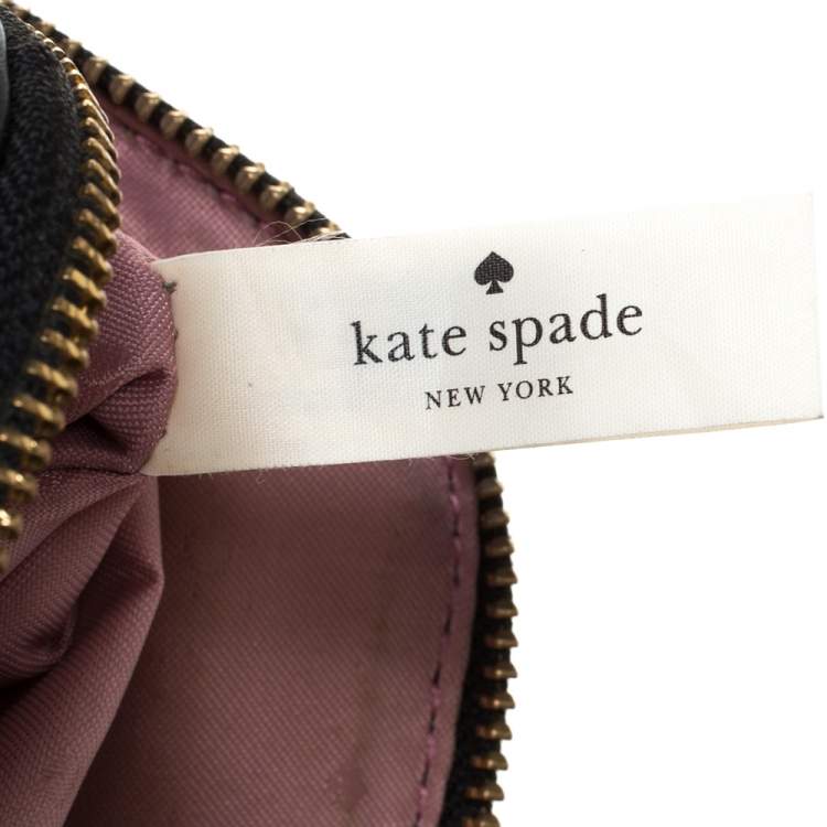 Pre Owned Kate Spade Black Leather Patterson Drive Dome Satchel 