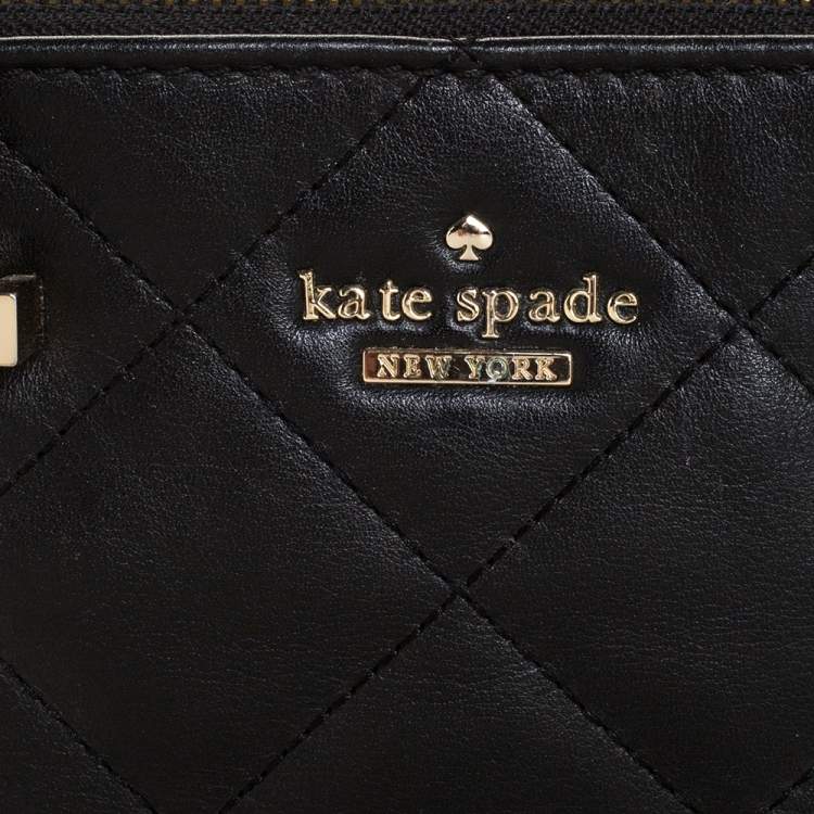 Pre Owned Kate Spade Black Leather Patterson Drive Dome Satchel 