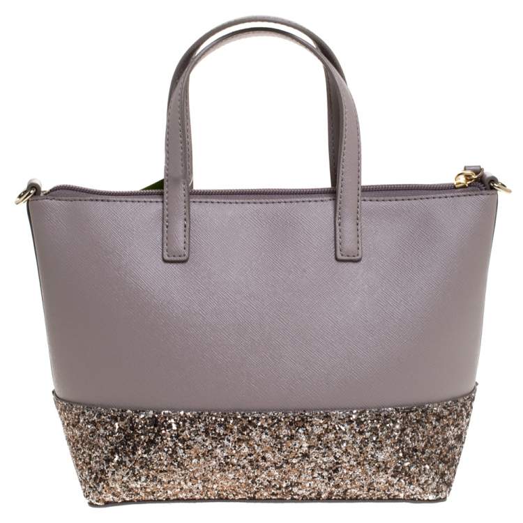 kate spade silver tote