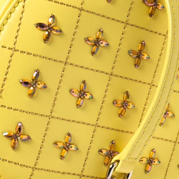 مملوكة مسبقًا Kate Spade Yellow Pineapple Leather Crossbody Bag