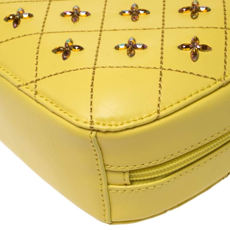 مملوكة مسبقًا Kate Spade Yellow Pineapple Leather Crossbody Bag