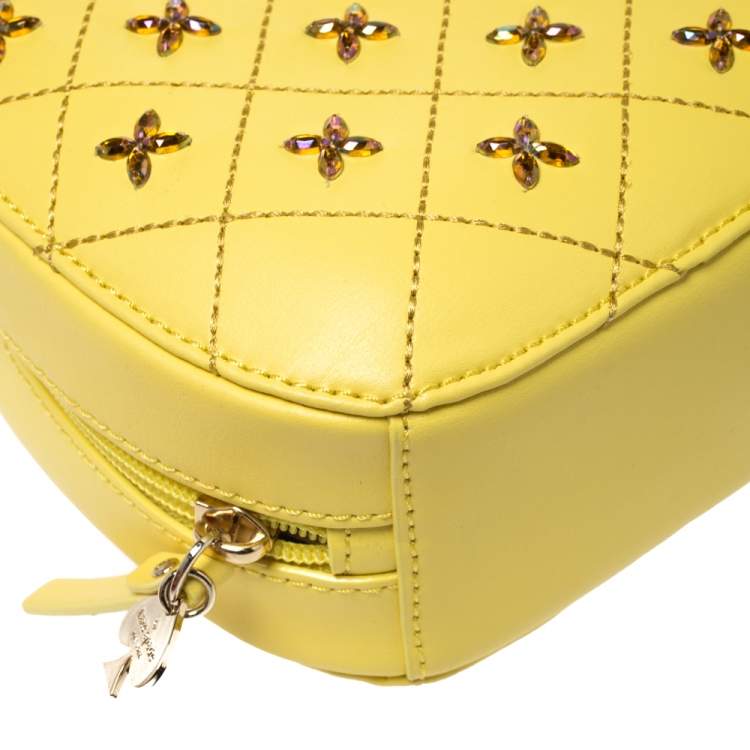 مملوكة مسبقًا Kate Spade Yellow Pineapple Leather Crossbody Bag