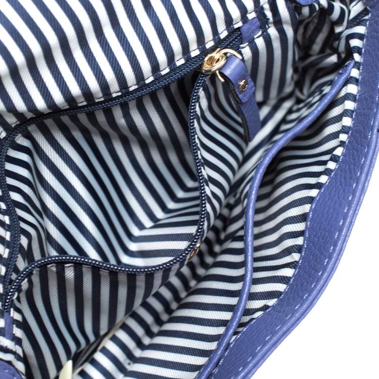 مملوكة مسبقًا Kate Spade Lavender Leather Flap Zip Around Crossbody Bag 