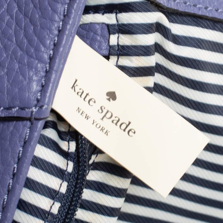 مملوكة مسبقًا Kate Spade Lavender Leather Flap Zip Around Crossbody Bag 