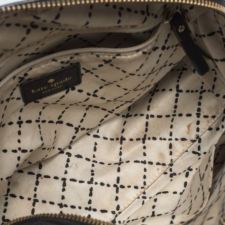Pre Owned Kate Spade Black Leather Cameron Street Lane Satchel