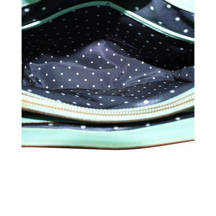 Pre Owned Kate Spade Blue Leather Wellesley Quinn  Totes