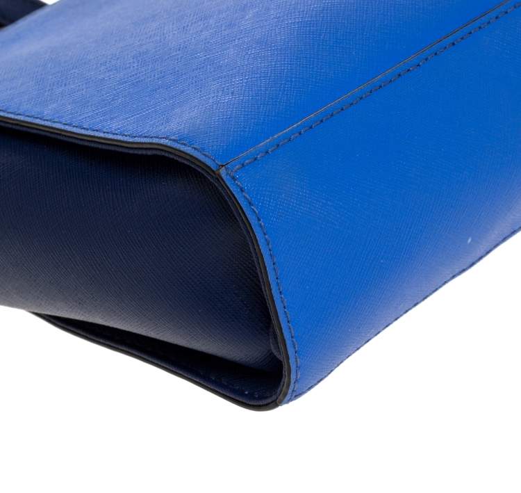 Pre Owned Kate Spade Blue Leather Cedar Street Crossbody Bag