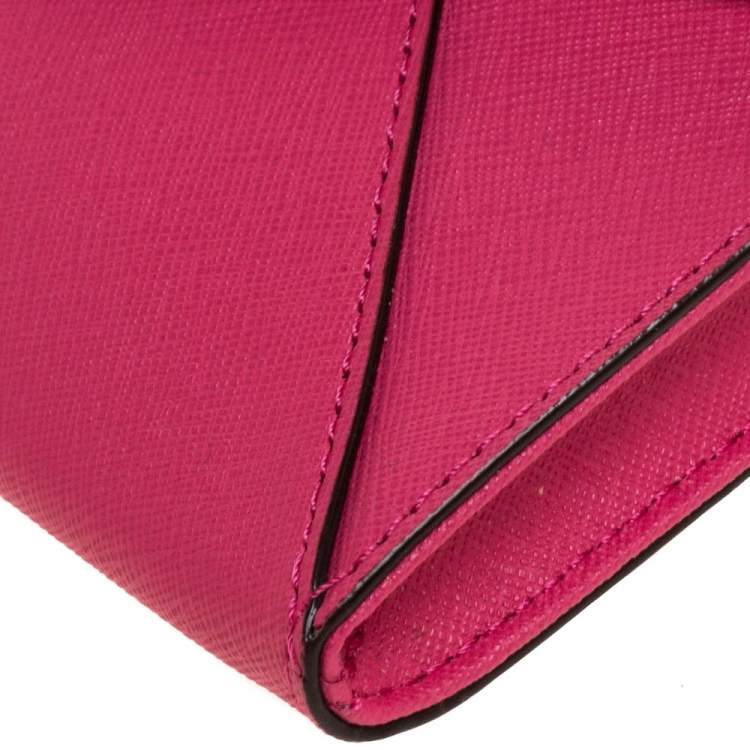 مملوكة مسبقًا Kate Spade Pink Leather Envelope Flap Shoulder Bag