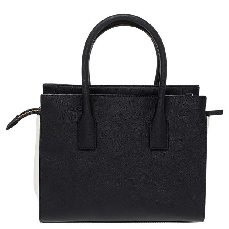 مملوكة مسبقًا Kate Spade Black/White Leather Cameron Street Candace Tote