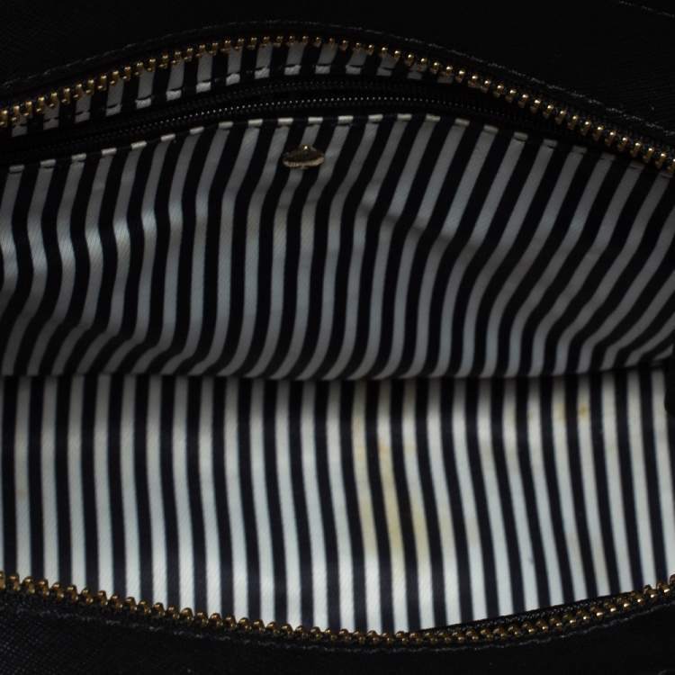 مملوكة مسبقًا Kate Spade Black/White Leather Cameron Street Candace Tote