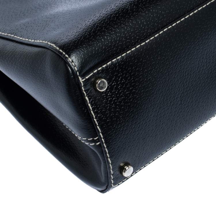 مملوكة مسبقًا Kate Spade Black Leather Double Zip Tote