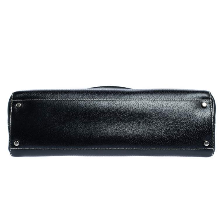 مملوكة مسبقًا Kate Spade Black Leather Double Zip Tote