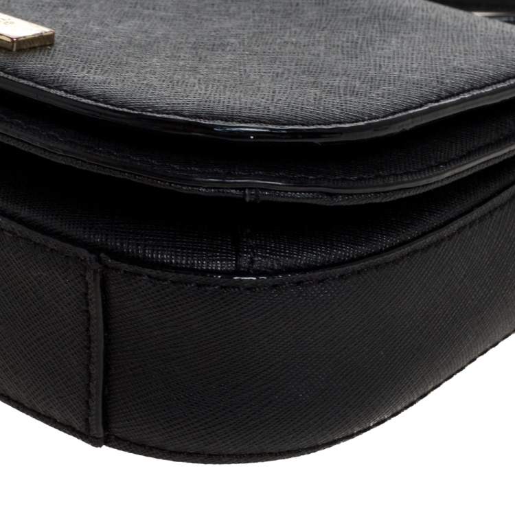 Pre Owned Kate Spade Black Leather Nadine Crossbody Bag