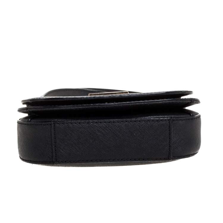 Pre Owned Kate Spade Black Leather Nadine Crossbody Bag