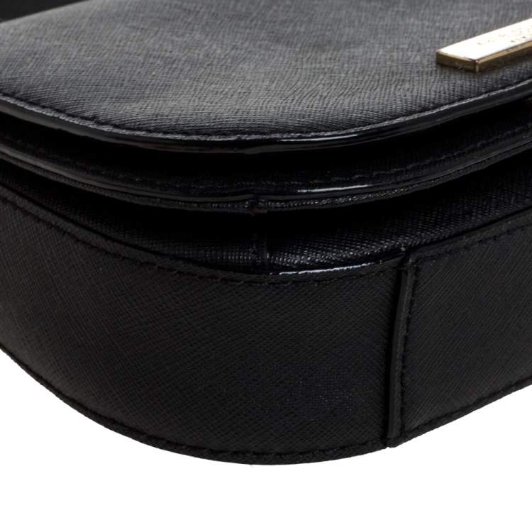 Pre Owned Kate Spade Black Leather Nadine Crossbody Bag