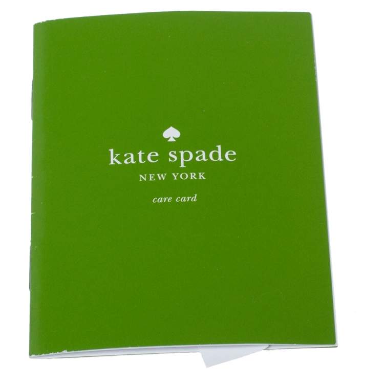 Pre Owned Kate Spade White Leather Tassel Flap Top Handle Bag