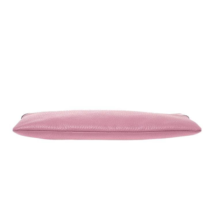 Pre Owned Kate Spade Lilac Grained Leather Mila Clutch