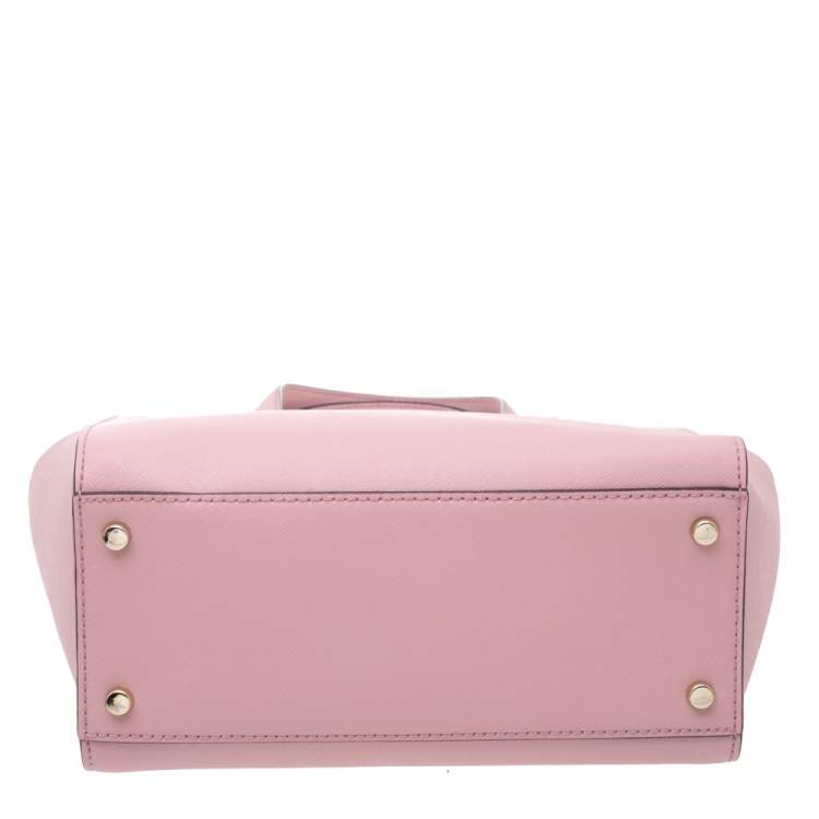 Pre Owned Kate Spade Powder Pink Leather Cameron Tote