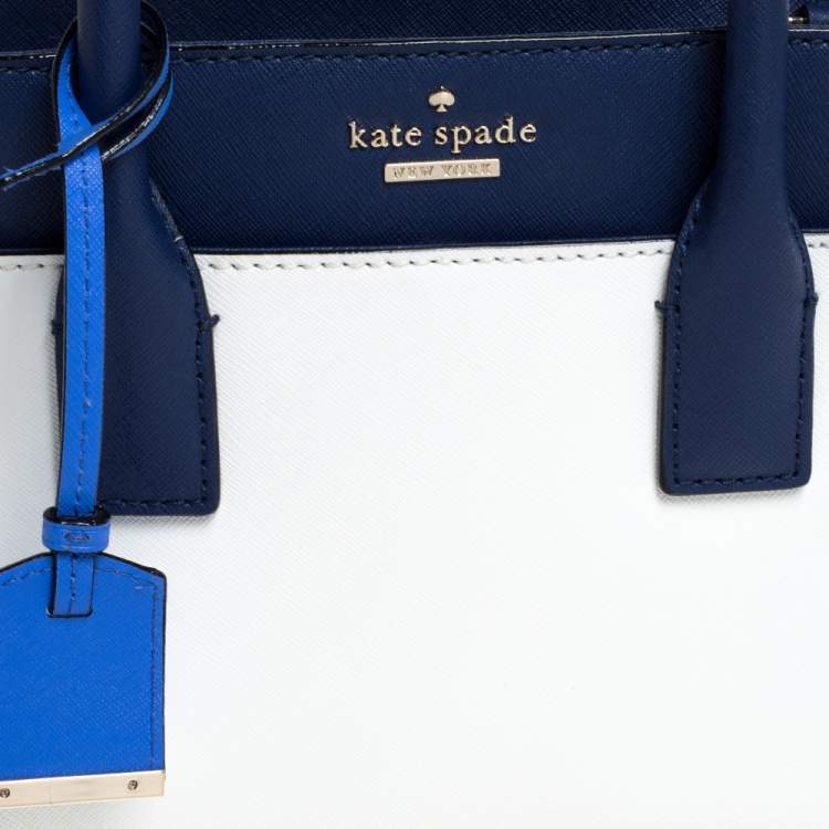 Pre Owned Kate Spade Tri Color Leather Mini Cameron Street Candace Tote