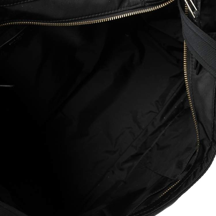 Pre Owned Kate Spade Black Nylon and Leather Dawn Baby Diaper Bag