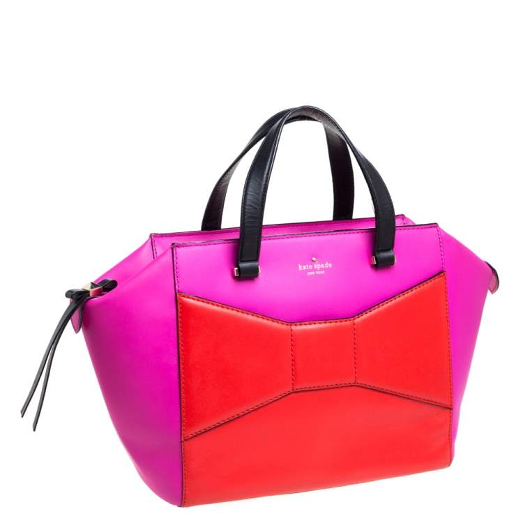 Pre Owned Kate Spade Multicolor Leather 2 Park Avenue Beau Tote